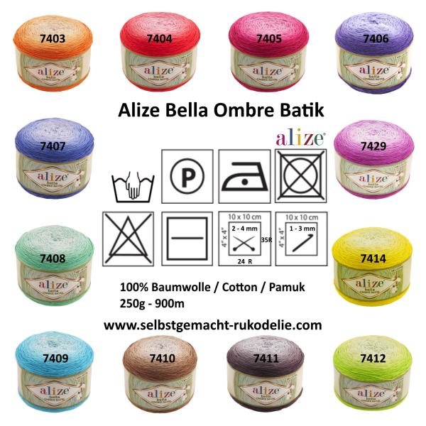 Alize Bella Ombre Batik sortiert